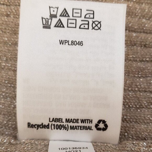 Alfani Metallic Ribbed Sweater Skirt, Size XL - Picture 7 of 9